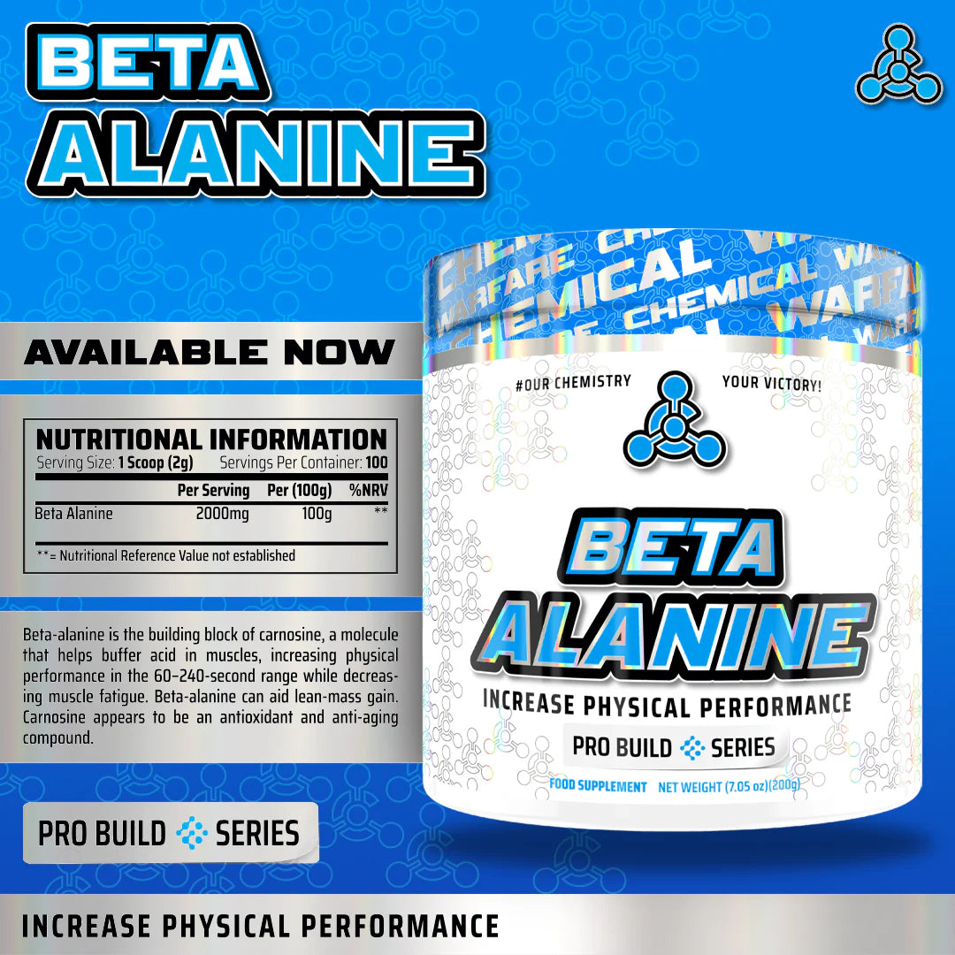 Chemical Warfare Beta-Alanine 200g
