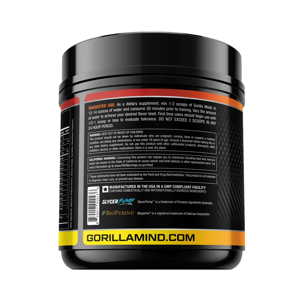 Gorilla Mode Pre Workout UK (New)