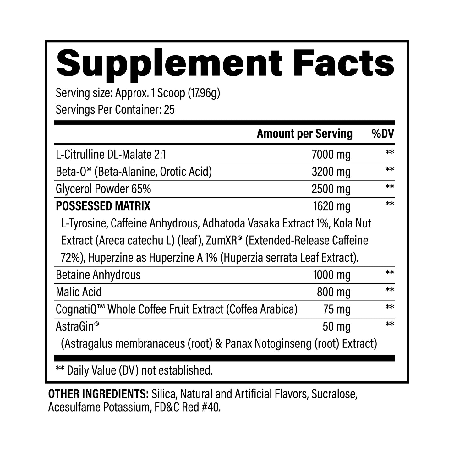 Rich Piana 5% Nutrition "Kill It" Pre Workout