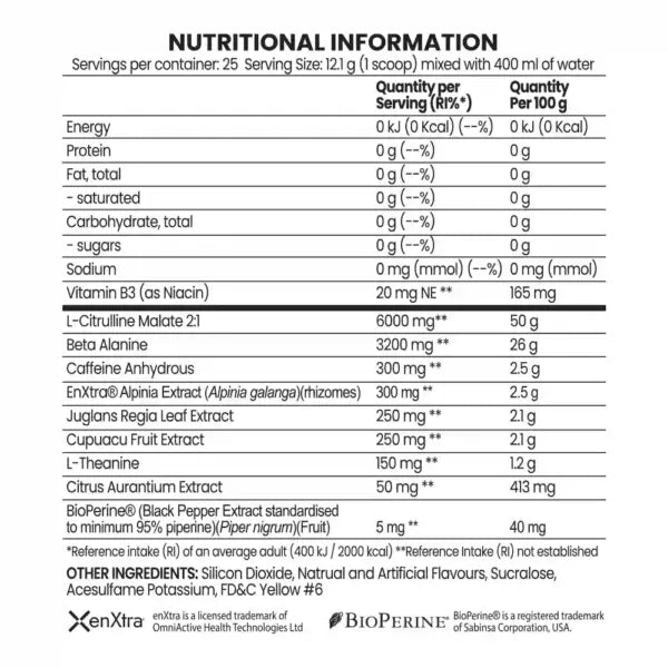 Bring the Chaos Extreme Pre Workout (New)