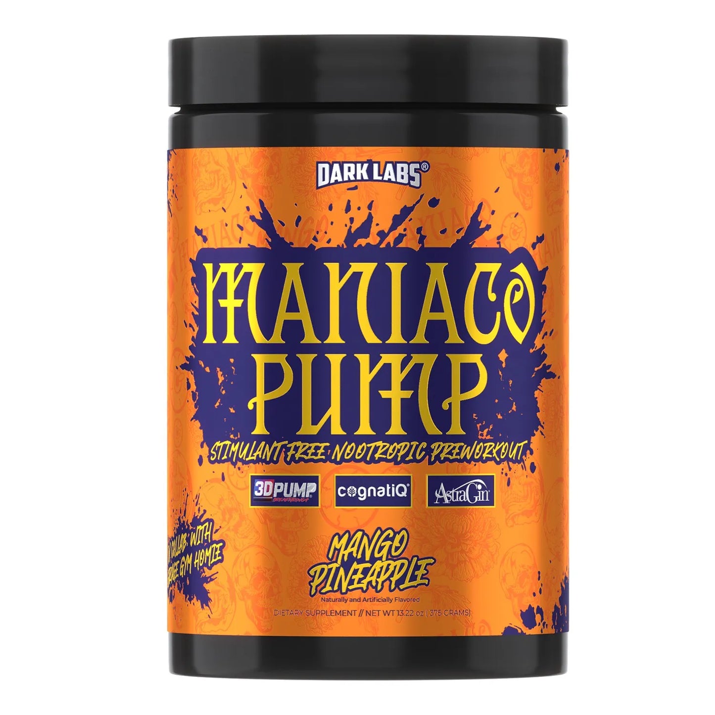 Dark Labs Maniaco Pump Pre Workout (20 Servings - 375g)