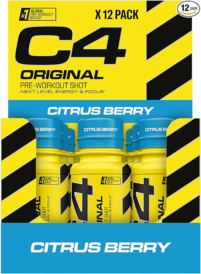 Cellucor C4 Pre-Workout Shots 12 x 60ml Cellucor C4 Pre-Workout Shots