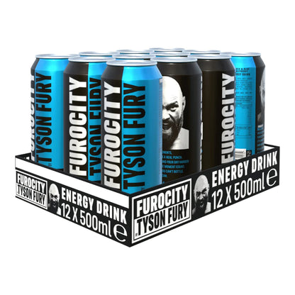 Tyson Fury Furocity Energy Drink 12x500ml Cans