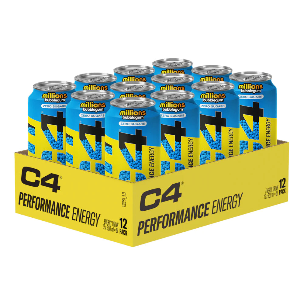 CELLUCOR C4 EXPLOSIVE ZERO SUGAR ENERGY DRINK BOX (12 CANS)