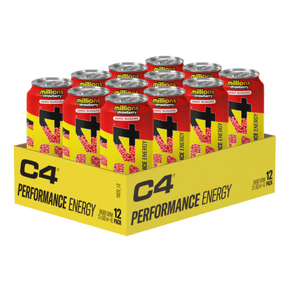 CELLUCOR C4 EXPLOSIVE ZERO SUGAR ENERGY DRINK BOX (12 CANS)