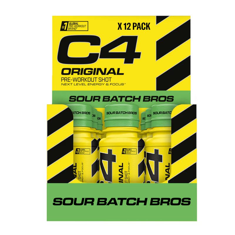 Cellucor C4 Pre-Workout Shots 12 x 60ml Cellucor C4 Pre-Workout Shots