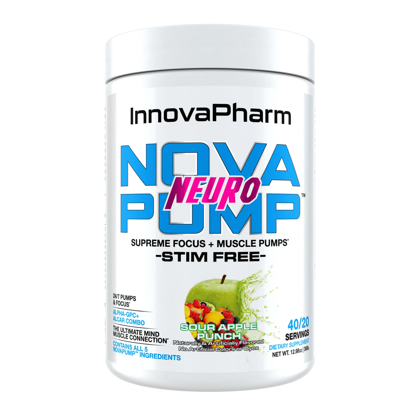 Innovapharm NovaPump Neuro Pre-Workout 386g