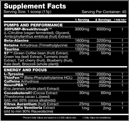 Performax Hypermax-3D Pre-Workout