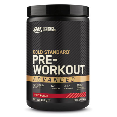 Gold Standard Advanced Pre Workout Fruit Punch