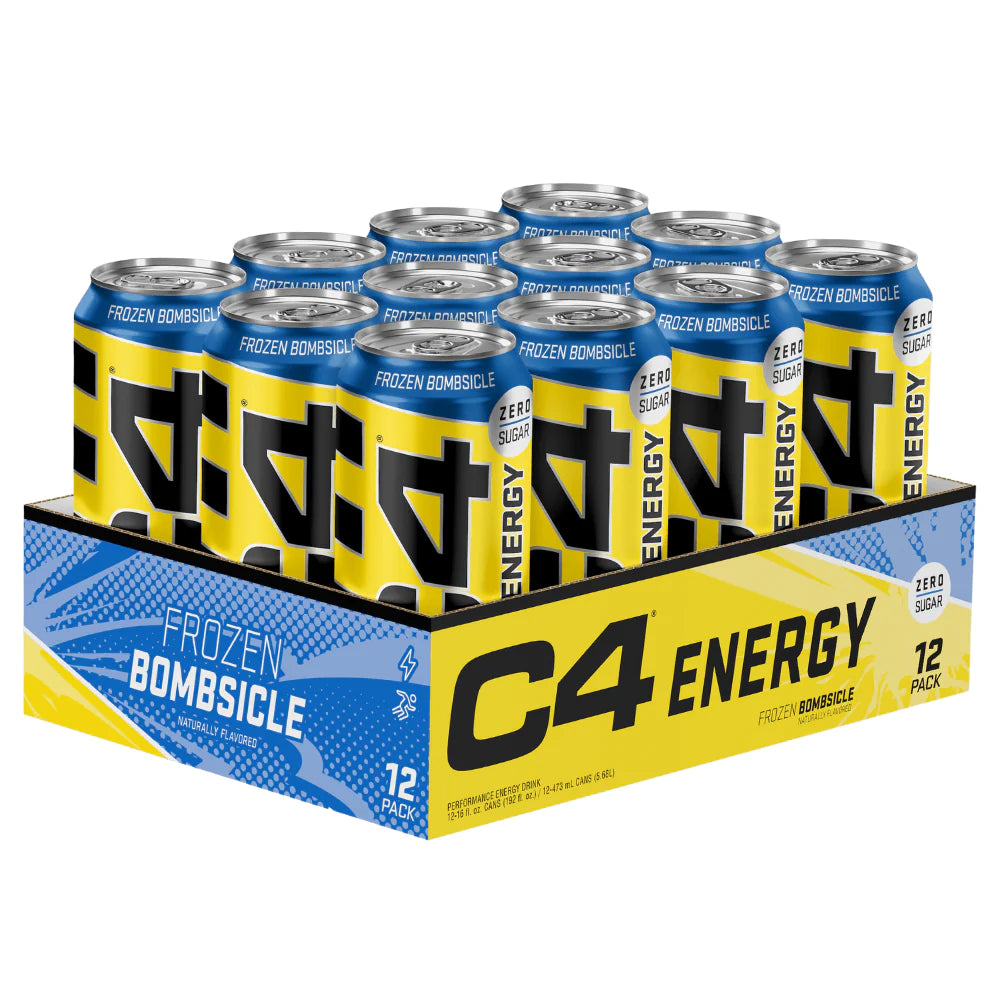 CELLUCOR C4 EXPLOSIVE ZERO SUGAR ENERGY DRINK BOX (12 CANS)