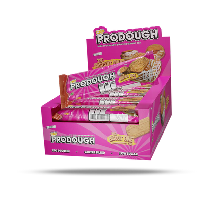 PRODOUGH DOUGHNUT BARS BOX - 12 X 60G THE BISCUIT ONE CNP