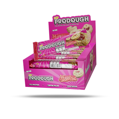 PRODOUGH DOUGHNUT BARS BOX - 12 X 60G THE JAMMY ONE CNP