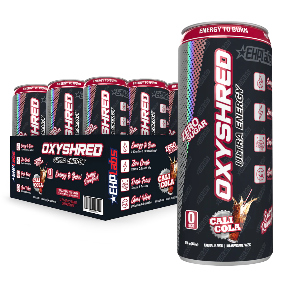 EHP LABS OXYSHRED ULTRA ENERGY DRINK RTD 12X355ML