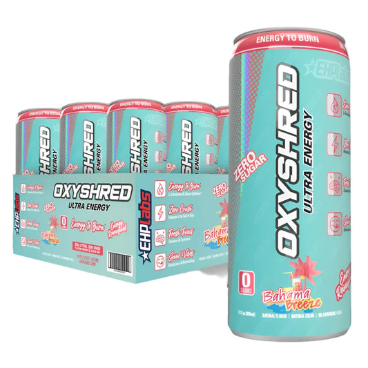 EHP LABS OXYSHRED ULTRA ENERGY DRINK RTD 12X355ML