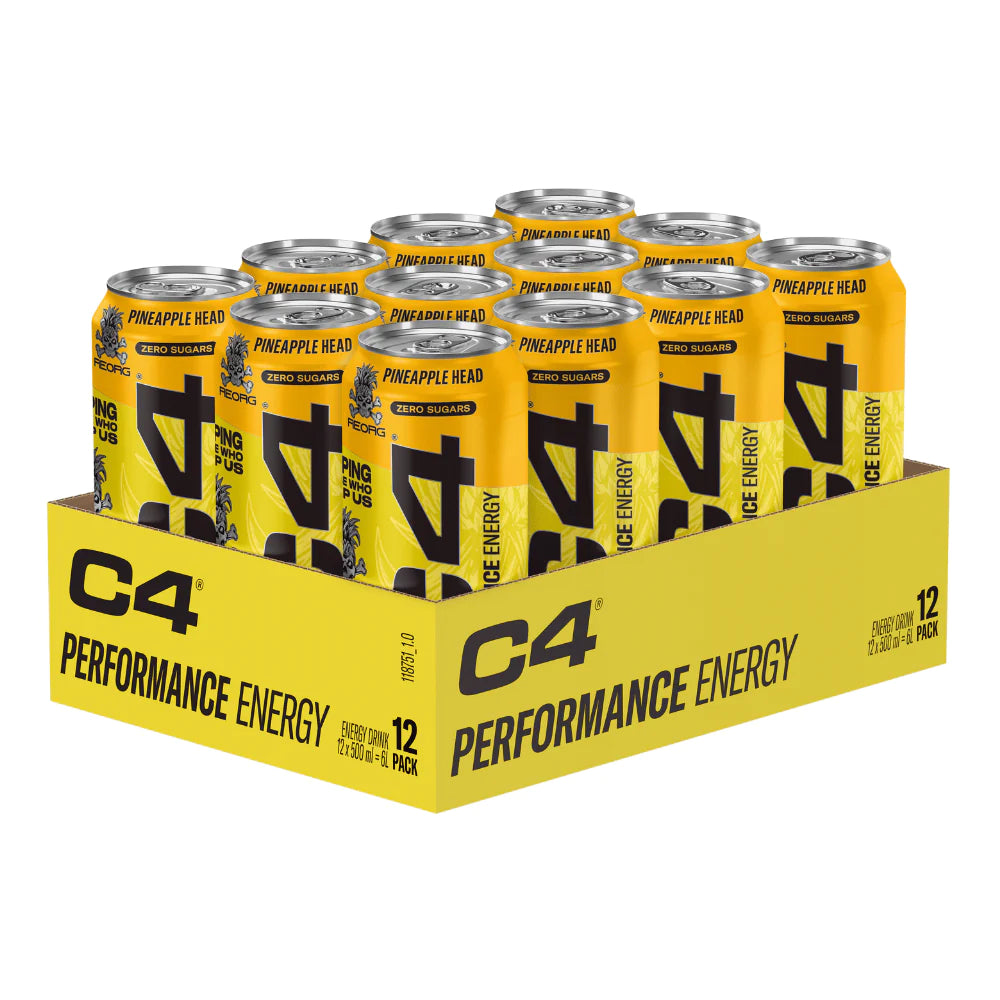 CELLUCOR C4 EXPLOSIVE ZERO SUGAR ENERGY DRINK BOX (12 CANS)