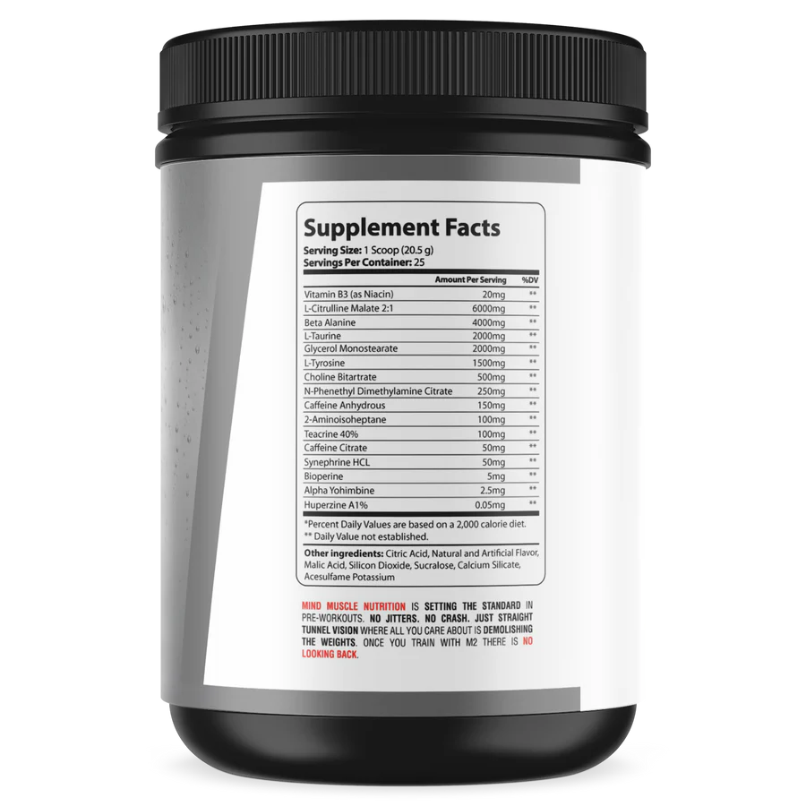 M2 PREWORKOUT M2 NUTRITION