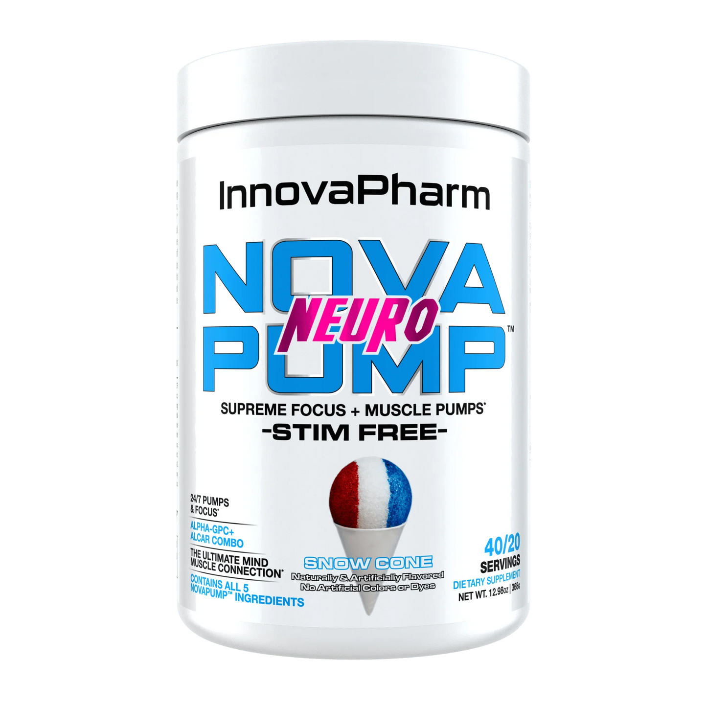 Innovapharm NovaPump Neuro Pre-Workout 386g