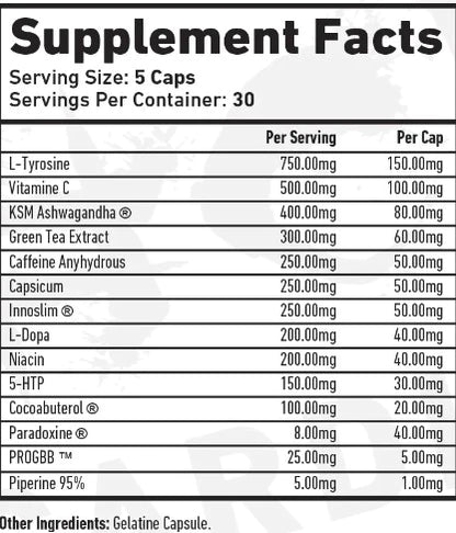 TWP L.I.T Fat Burner Caps