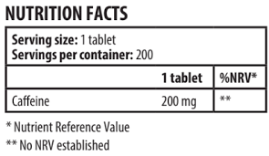 Savvy Essentials Caffeine 200mg - 200 Tablets