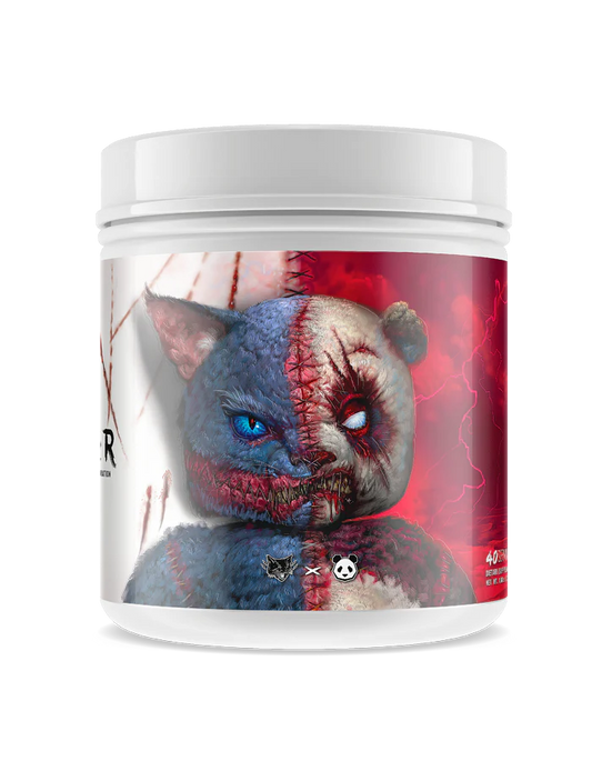 Panda Supplements™ / BLACK MAGIC SINISTER Collaboration Pre-Workout - Blue Shark Gummy (US Import)