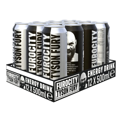 Tyson Fury Furocity Energy Drink 12x500ml Cans