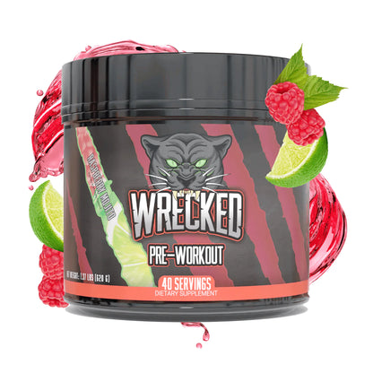 [SAMPLE] WRECKED PRE WORKOUT HUGE SUPPLEMENTS RASPBERRY MOJITO