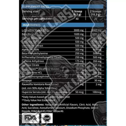 Dark Labs Crack Reloaded Pre-Workout 366g