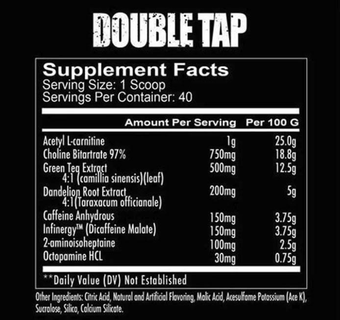 Redcon1 Double Tap Powder - 40 Servings