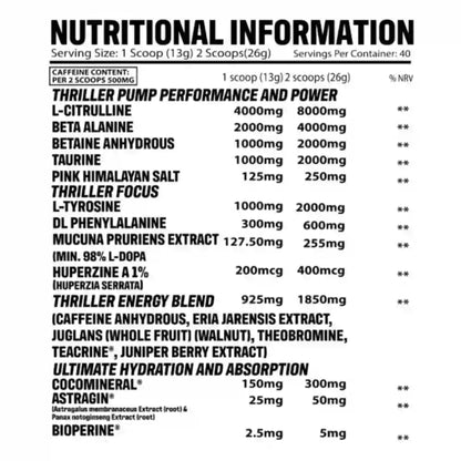 Gorillalpha Thriller Juice 520g