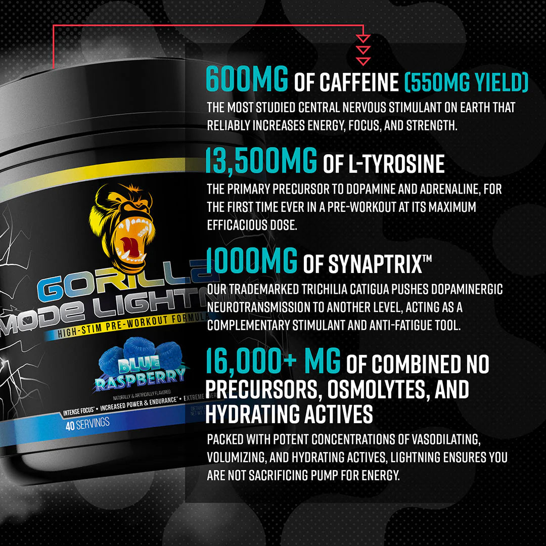 Gorilla Mode Lightning Pre Workout (NEW)