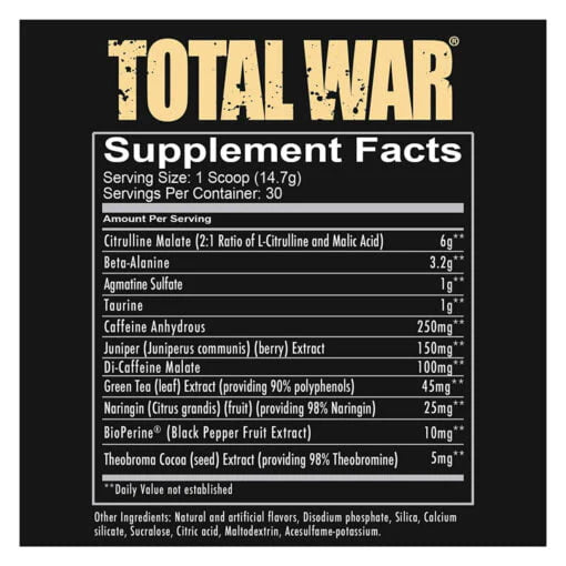 Redcon1 Total War Pre Workout (30 Servings)