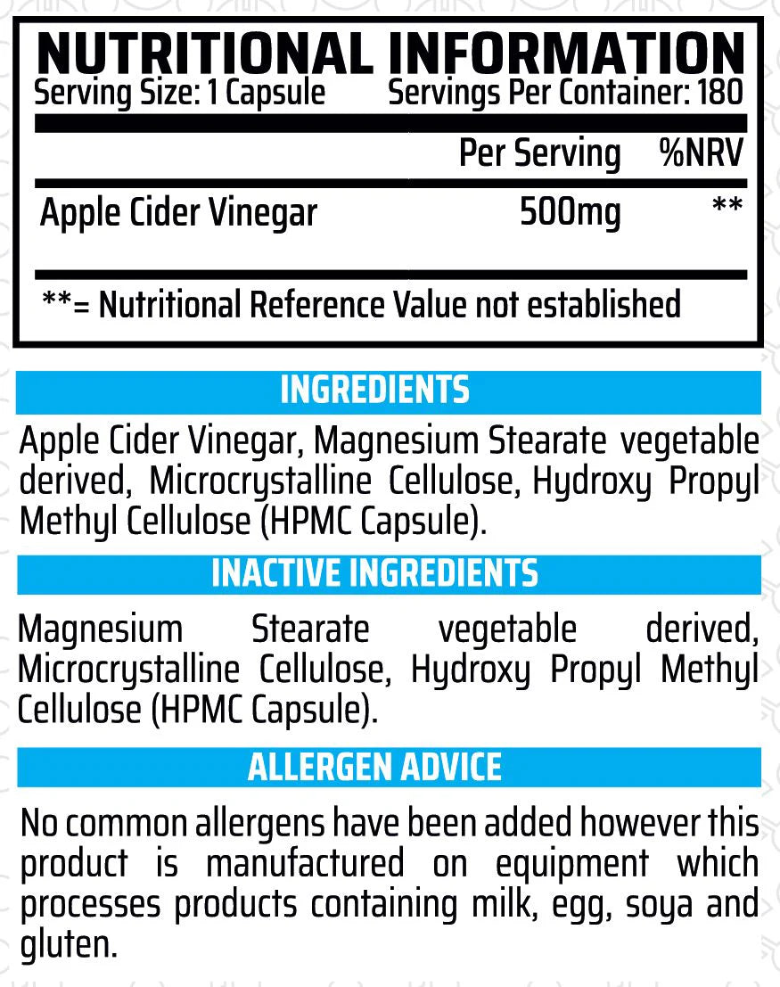 CHEMICAL WARFARE APPLE CIDER VINEGAR